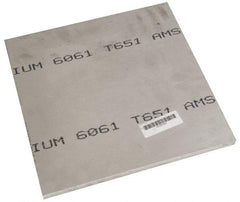 Value Collection - 1/4 Inch Thick x 8 Inch Wide x 8 Inch Long, Aluminum Plate - Alloy 6061 - Benchmark Tooling
