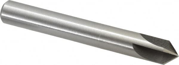 Interstate - 1/2" Head Diam, 1/2" Shank Diam, 4 Flute 82° High Speed Steel Countersink - Benchmark Tooling