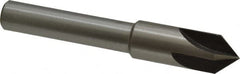 Interstate - 5/8" Head Diam, 1/2" Shank Diam, 4 Flute 82° High Speed Steel Countersink - Benchmark Tooling