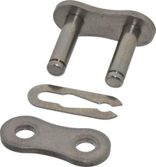 Browning - 1" Pitch, ANSI 80, Roller Chain Connecting Link - For Use with Single Strand Chain - Benchmark Tooling