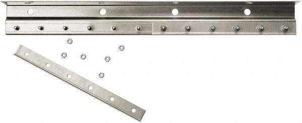 Steiner - 6' Long Galvanized Steel Dock Strip Door Mounting Hardware - Use with Strip Door - Benchmark Tooling