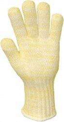 Jomac Products - Size L Cotton Lined Kevlar/Nomex Hot Mill Glove - 13" OAL, Continuous Knit Cuff - Benchmark Tooling