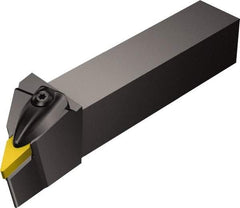Sandvik Coromant - DVJNR/L, Right Hand Cut, -3° Lead Angle, 40mm Shank Height x 40mm Shank Width, Negative Rake Indexable Turning Toolholder - 250mm OAL, VNMG 16 04 08, VNMG 332 Insert Compatibility, Series T-Max P - Benchmark Tooling