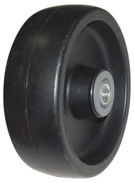 Value Collection - 8 Inch Diameter x 2 Inch Wide, Polyolefin Caster Wheel - 600 Lb. Capacity, 2-3/16 Inch Hub Length, 1/2 Inch Axle Diameter, Roller Bearing - Benchmark Tooling