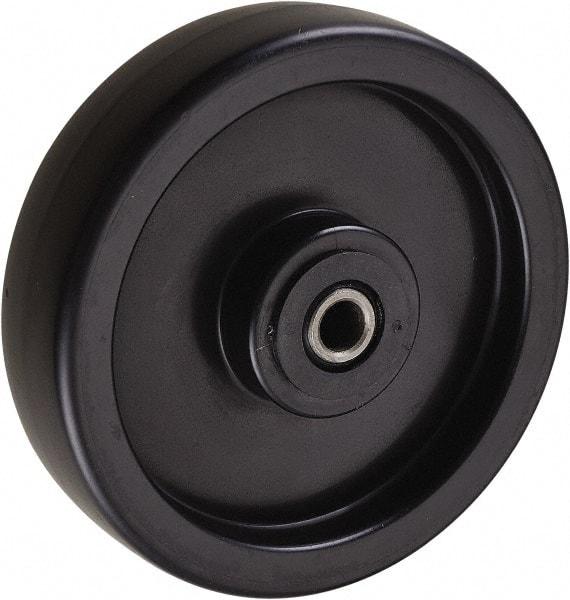 Value Collection - 6 Inch Diameter x 1-1/2 Inch Wide, Polyolefin Caster Wheel - 400 Lb. Capacity, 1-7/8 Inch Hub Length, 1/2 Inch Axle Diameter, Roller Bearing - Benchmark Tooling