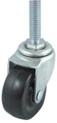 Value Collection - 3" Diam x 1" Wide x 4" OAH Stem Mount Swivel Caster - Pneumatic, 100 Lb Capacity, Ball Bearing, 3/8-16 x 1" Threaded Stem - Benchmark Tooling