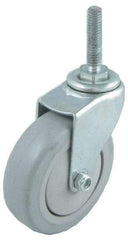 Value Collection - 5" Diam x 1-1/4" Wide x 6" OAH Stem Mount Swivel Caster - Pneumatic, 300 Lb Capacity, 1 x 2-5/8" Friction Stem - Benchmark Tooling