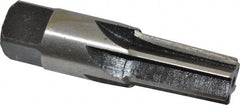 Interstate - 3/8" Pipe, 0.606" Diam, 0.54" Small End Diam, Straight Shank, 1-1/16" Flute, Taper Pipe Reamer - Benchmark Tooling