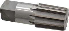 Interstate - 1-1/4" Pipe, 1.553" Diam, 1.444" Small End Diam, Straight Shank, 1-3/4" Flute, Taper Pipe Reamer - Benchmark Tooling