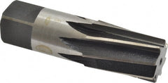 Interstate - 3/4" Pipe, 0.962" Diam, 7/8" Small End Diam, Straight Shank, 1-3/8" Flute, Taper Pipe Reamer - Benchmark Tooling