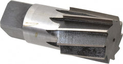 Interstate - 1-1/2" Pipe, 1.793" Diam, 1.684" Small End Diam, Straight Shank, 1-3/4" Flute, Taper Pipe Reamer - Benchmark Tooling
