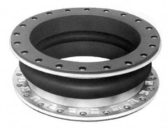 Mercer Rubber - 2-1/2" Pipe, Neoprene Single Arch Pipe Expansion Joint - 6" Long, 3/4" Extension, 1-3/4" Compression, 220 Max psi, Flanged - Benchmark Tooling