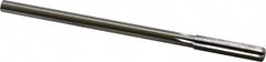 Made in USA - 21/64" High Speed Steel 6 Flute Chucking Reamer - Straight Flute, 0.2792" Straight Shank, 1-1/2" Flute Length, 6" OAL - Benchmark Tooling