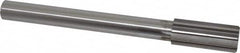 Made in USA - 1-5/16" High Speed Steel 10 Flute Chucking Reamer - Straight Flute, 1" Straight Shank, 3" Flute Length, 11-1/2" OAL - Benchmark Tooling