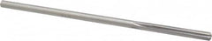 Made in USA - #2 High Speed Steel 6 Flute Chucking Reamer - Straight Flute, 0.2173" Straight Shank, 1-1/2" Flute Length, 6" OAL - Benchmark Tooling