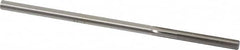 Made in USA - #5 High Speed Steel 6 Flute Chucking Reamer - Straight Flute, 0.2016" Straight Shank, 1-1/4" Flute Length, 5" OAL - Benchmark Tooling