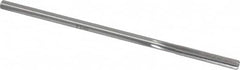 Made in USA - #8 High Speed Steel 6 Flute Chucking Reamer - Straight Flute, 0.1895" Straight Shank, 1-1/4" Flute Length, 5" OAL - Benchmark Tooling