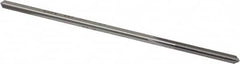 Made in USA - #19 High Speed Steel 6 Flute Chucking Reamer - Straight Flute, 0.1595" Straight Shank, 1-1/8" Flute Length, 4-1/2" OAL - Benchmark Tooling