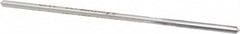 Made in USA - #33 High Speed Steel 4 Flute Chucking Reamer - Straight Flute, 0.1055" Straight Shank, 7/8" Flute Length, 3-1/2" OAL - Benchmark Tooling
