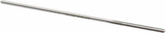 Made in USA - #53 High Speed Steel 4 Flute Chucking Reamer - Straight Flute, 0.0585" Straight Shank, 1/2" Flute Length, 2-1/2" OAL - Benchmark Tooling