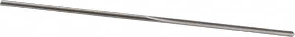 Made in USA - #69 High Speed Steel 3 Flute Chucking Reamer - Straight Flute, 0.0292" Straight Shank, 1/2" Flute Length, 1-3/8" OAL - Benchmark Tooling