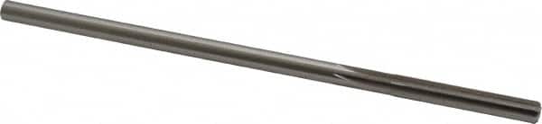 Made in USA - Letter D High Speed Steel 6 Flute Chucking Reamer - Straight Flute, 0.2329" Straight Shank, 1-1/2" Flute Length, 6" OAL - Benchmark Tooling
