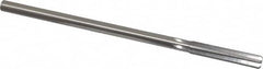 Made in USA - Letter T High Speed Steel 6 Flute Chucking Reamer - Straight Flute, 0.3105" Straight Shank, 1-3/4" Flute Length, 7" OAL - Benchmark Tooling
