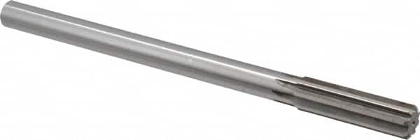 Made in USA - 16.5mm High Speed Steel 8 Flute Chucking Reamer - Benchmark Tooling