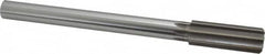 Made in USA - 24mm High Speed Steel 8 Flute Chucking Reamer - Straight Flute, 3/4" Straight Shank, 2-5/8" Flute Length, 10" OAL - Benchmark Tooling