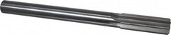 Made in USA - 25mm High Speed Steel 8 Flute Chucking Reamer - Straight Flute, 7/8" Straight Shank, 2-3/4" Flute Length, 10-1/2" OAL - Benchmark Tooling