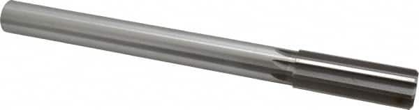 Made in USA - 25.5mm High Speed Steel 8 Flute Chucking Reamer - Straight Flute, 7/8" Straight Shank, 2-3/4" Flute Length, 10-1/2" OAL - Benchmark Tooling