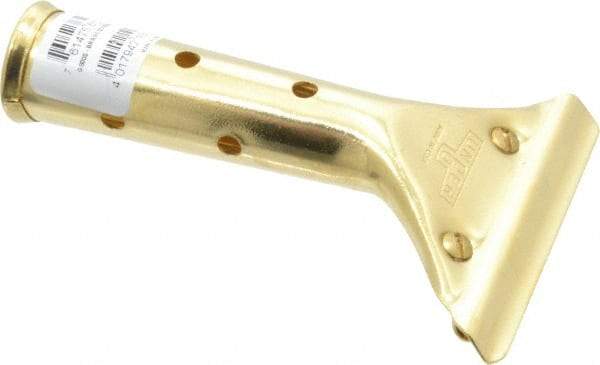 Unger - 5-1/2" Long x 0.8" Diam Metal Handle for Unger Poles - Threaded Connection, Brass - Benchmark Tooling