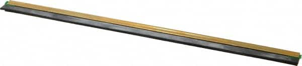 Unger - 14" Rubber Blade Window Washer/Squeegee - Black, Brass Holder - Benchmark Tooling