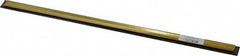 Unger - 16" Rubber Blade Window Washer/Squeegee - Black, Brass Holder - Benchmark Tooling