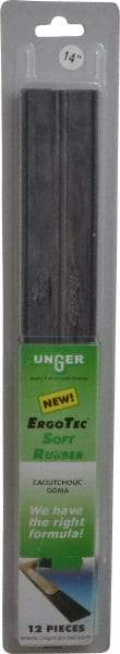 Unger - 14" Rubber Blade Squeegee Refill - Rubber Blade - Benchmark Tooling