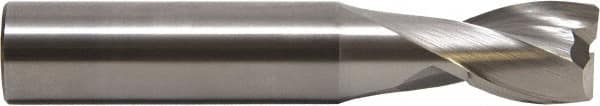 M.A. Ford - 10mm, 12mm LOC, 10mm Shank Diam, 76mm OAL, 2 Flute, Solid Carbide Square End Mill - Single End, Uncoated, 30° Helix, Centercutting, Right Hand Cut, Right Hand Flute, Series 135N - Benchmark Tooling