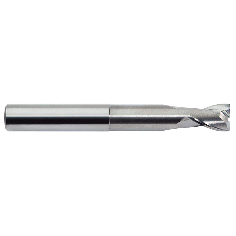 Corner Radius End Mill: 3/4″ Dia, 1″ LOC, 0.03″ Radius, 2 Flutes, Solid Carbide 6″ OAL, 3/4″ Shank Dia, 30 ° Helix, Bright/Uncoated, Corner Radius End, Centercutting, Series 135N