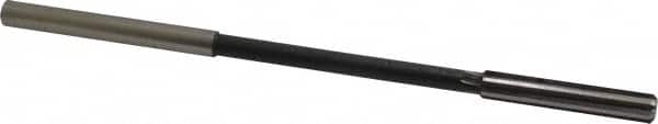 Interstate - 17/64" High Speed Steel Chucking Reamer - Straight Flute, 1/4" Straight Shank, 1-1/2" Flute Length, 6" OAL - Benchmark Tooling