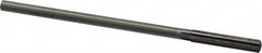 Interstate - 9/32" High Speed Steel Chucking Reamer - Straight Flute, 1/4" Straight Shank, 1-1/2" Flute Length, 6" OAL - Benchmark Tooling