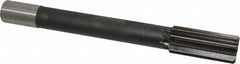Interstate - 1-7/16" High Speed Steel Chucking Reamer - Straight Flute, 1-1/4" Straight Shank, 3-1/2" Flute Length, 12-1/2" OAL - Benchmark Tooling