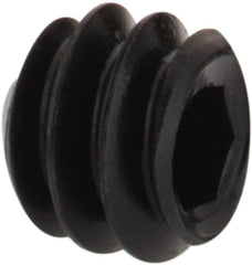 Value Collection - #6-32 UNC, 1/8" OAL, Cone Point Set Screw - Grade 8 Alloy Steel, 1/16" Key - Benchmark Tooling