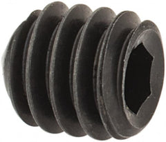 Value Collection - #8-32 UNC, 3/16" OAL, Cone Point Set Screw - Grade 8 Alloy Steel, 5/64" Key - Benchmark Tooling