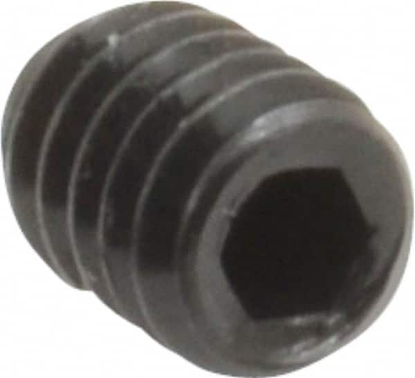 Value Collection - #8-32 UNC, 1/4" OAL, Cone Point Set Screw - Grade 8 Alloy Steel, 5/64" Key - Benchmark Tooling