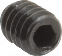 Value Collection - #8-32 UNC, 1/4" OAL, Cone Point Set Screw - Grade 8 Alloy Steel, 5/64" Key - Benchmark Tooling