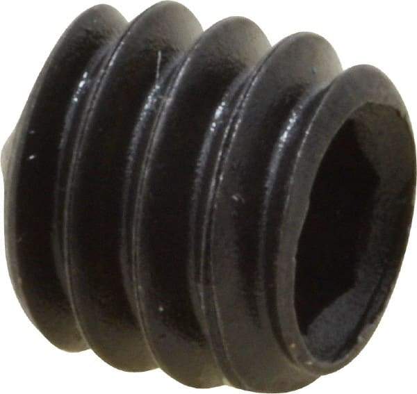 Value Collection - 1/4-20 UNC, 1/4" OAL, Cone Point Set Screw - Grade 8 Alloy Steel, 1/8" Key - Benchmark Tooling