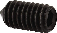 Value Collection - 5/16-18 UNC, 5/8" OAL, Cone Point Set Screw - Grade 8 Alloy Steel, 5/32" Key - Benchmark Tooling