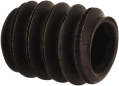 Value Collection - #10-24 UNC, 1/4" OAL, Oval Point Set Screw - Grade 8 Alloy Steel, 3/32" Key - Benchmark Tooling