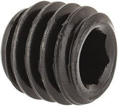 Value Collection - #10-32 UNF, 3/16" OAL, Oval Point Set Screw - Grade 8 Alloy Steel, 3/32" Key - Benchmark Tooling