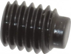 Value Collection - #10-32 UNF, 1/4" OAL, Half Dog Point Set Screw - Grade 8 Alloy Steel, 3/32" Key - Benchmark Tooling