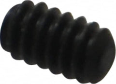 Value Collection - #4-40 UNC, 3/16" OAL, Flat Point Set Screw - Grade 8 Alloy Steel, 0.05" Key - Benchmark Tooling